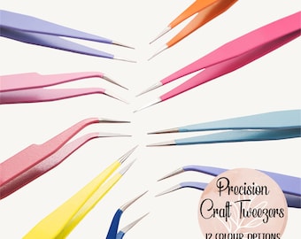 Precision Craft Tweezers, Sticker Tweezers, Scrapbooking, Journaling Tools