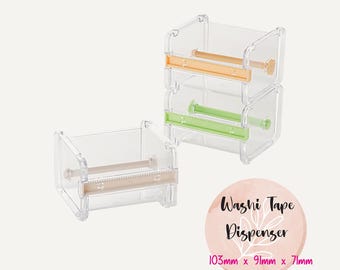 stapelbarer Washi Tape Abroller: ABS Harzschneider & Organizer