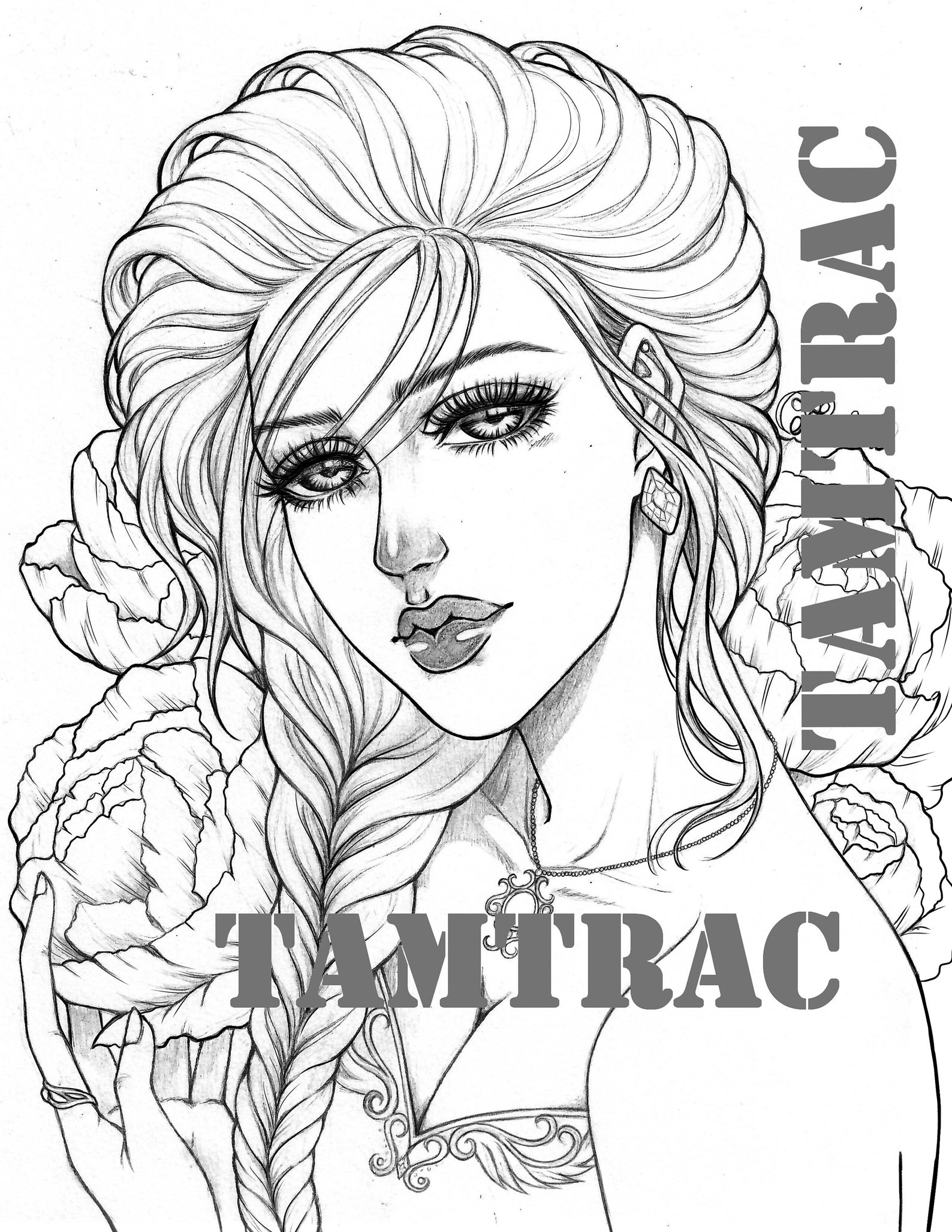 Coloring Page A4 Printable Adult Tattoo Colouring Pages Book Instant ...
