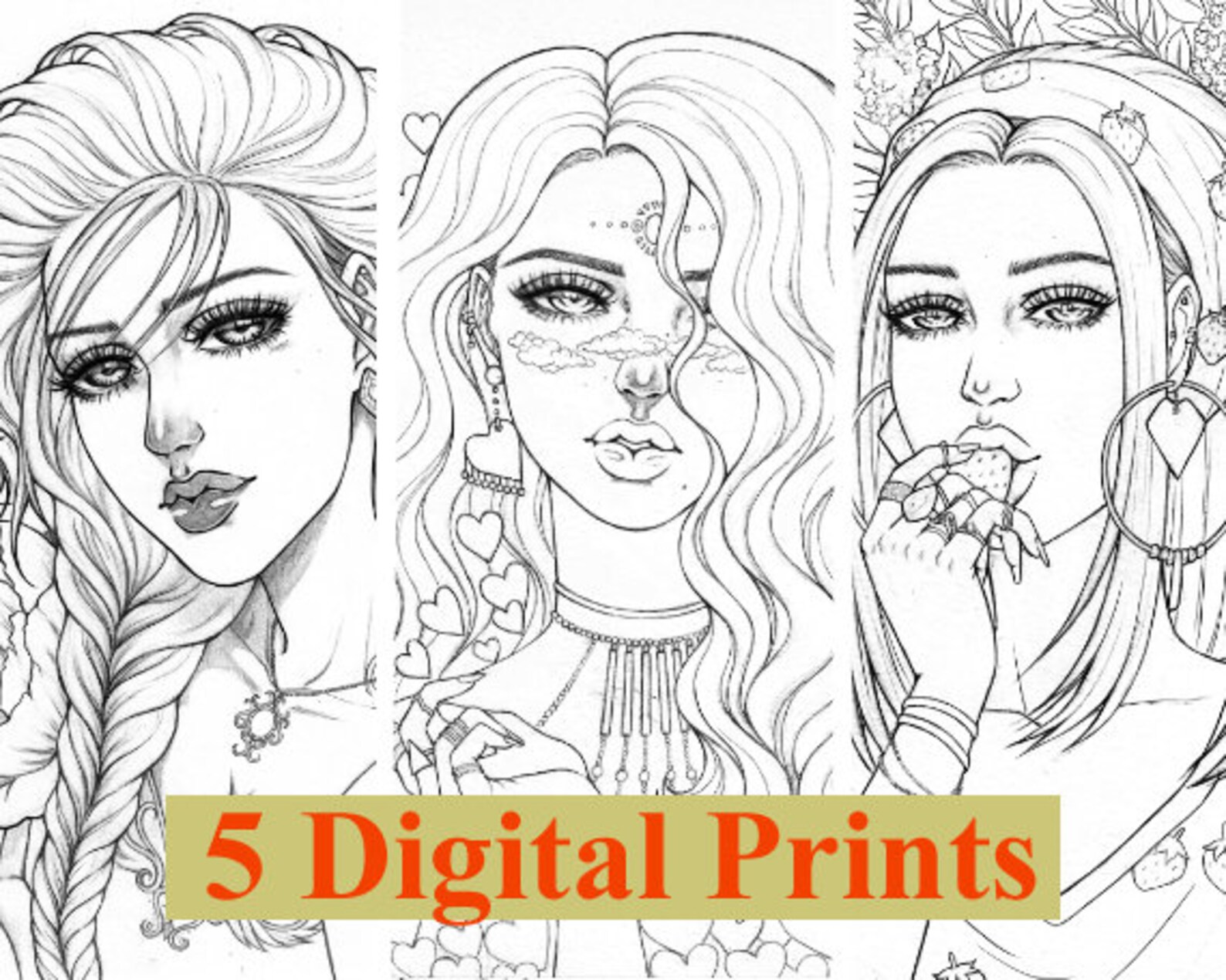 Coloring Page | A4 Printable Adult Tattoo Colouring Pages Book Instant ...