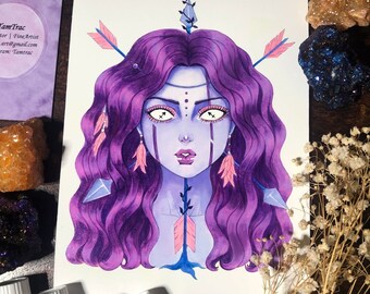 Sagittarius 12 Zodiac Signs Print  || Horoscope || Fine Art Print