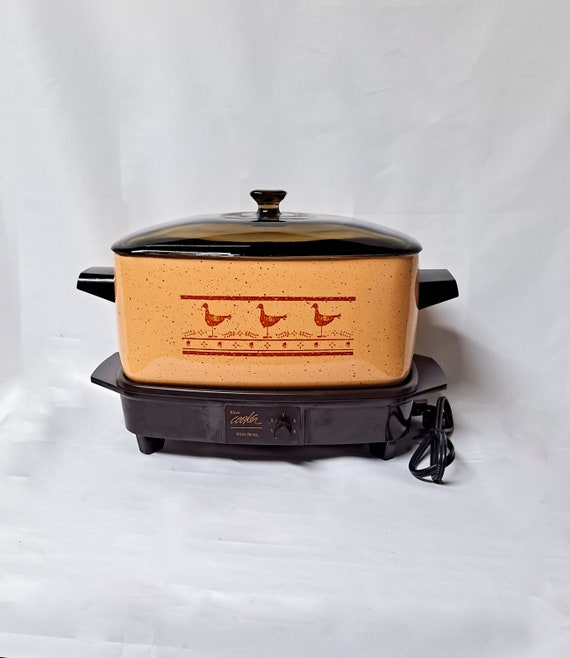 Vintage West Bend Slow Cooker 6Quart Electric Crock Pot Etsy