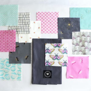 Ruby Star ETHEREAL Mini Bundle | Includes (1) Fat Quarter & (12) 5&quot; x 5&quot; charm squares from various Ruby Star Society and C + S collections.