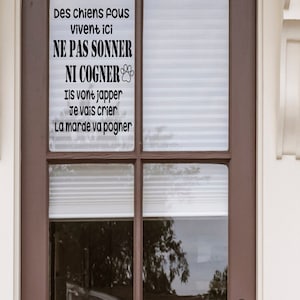 Do not ring / dog / decal