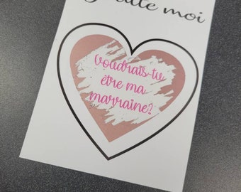 Carte à gratter / marraine / parrain