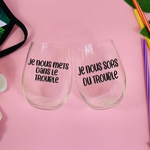 Décalque , je nous mets dans le trouble , je nous sors du trouble , amitié , soeur , frère , meilleur ami , meilleure amie