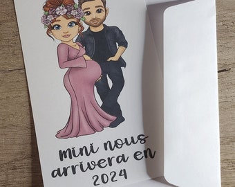 Pregnancy announcement card