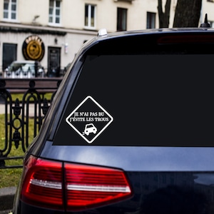 I didn't drink car decal