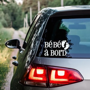 Little baby foot on board, car decal, car decal
