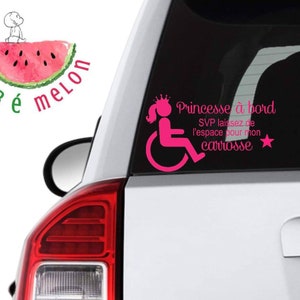 Prince / Princess on board / Wheelchair / Disabled