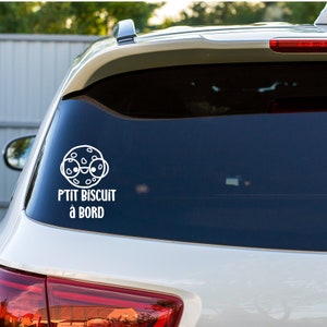 little biscuit on board, car decal, auto, sticker