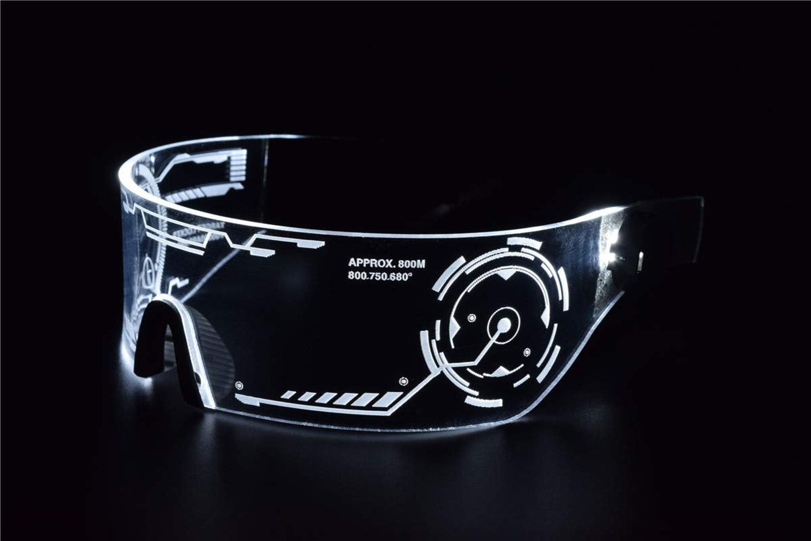 Cyberpunk LED Visor Glasses Perfect For Cosplay and Etsy
