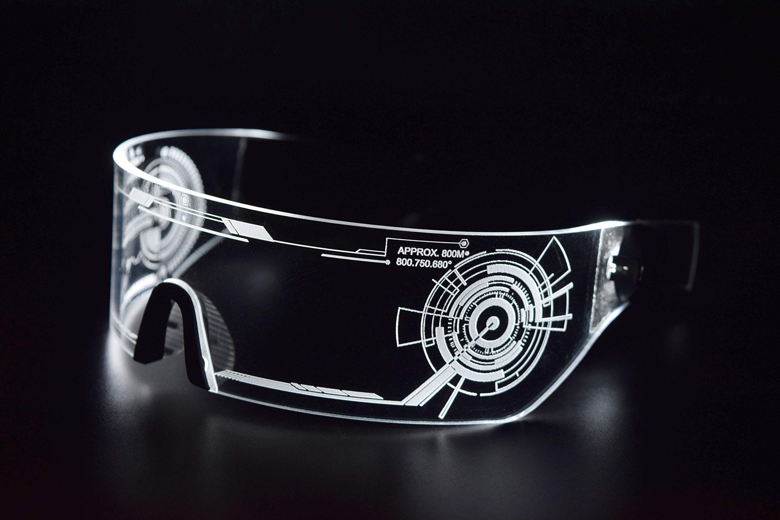 Cyberpunk LED Visor Glasses Perfect For Cosplay and Etsy