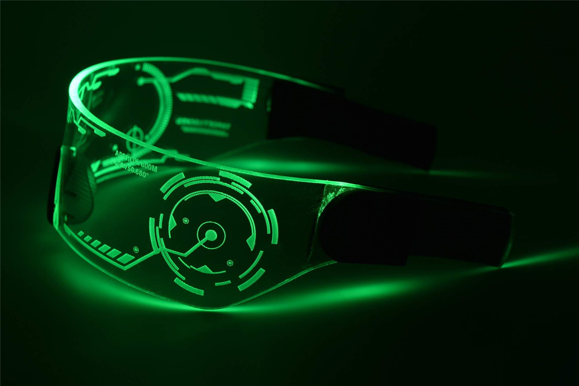 Cyberpunk LED Visor Glasses Perfect For Cosplay and Etsy
