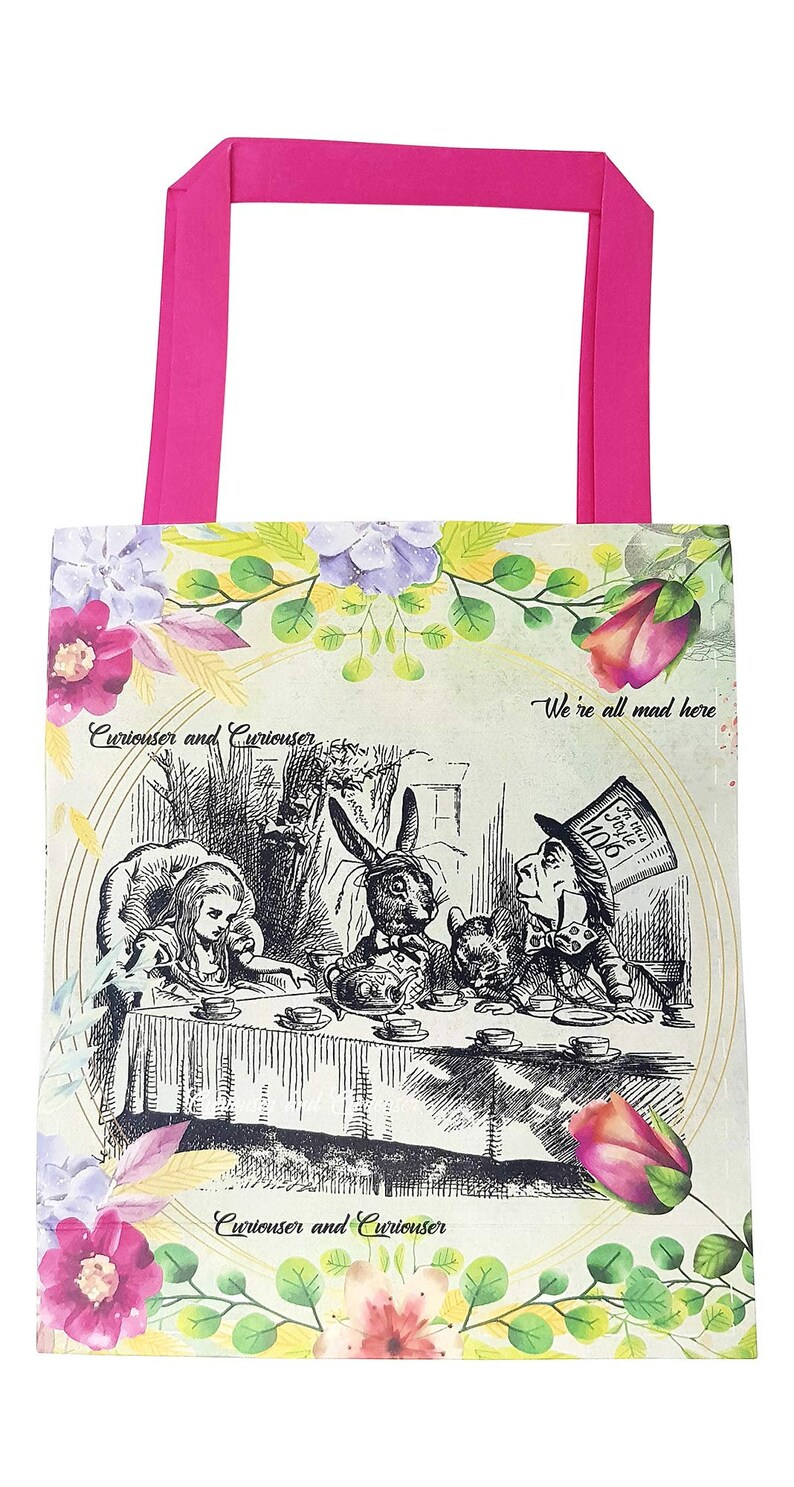 Alice in Wonderland Paper Treat Party Bags Favor Bags Pack of Etsy