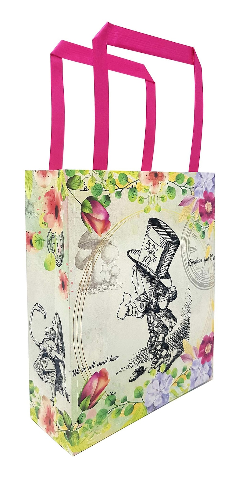 Alice in Wonderland Paper Treat Party Bags Favor Bags Pack of Etsy