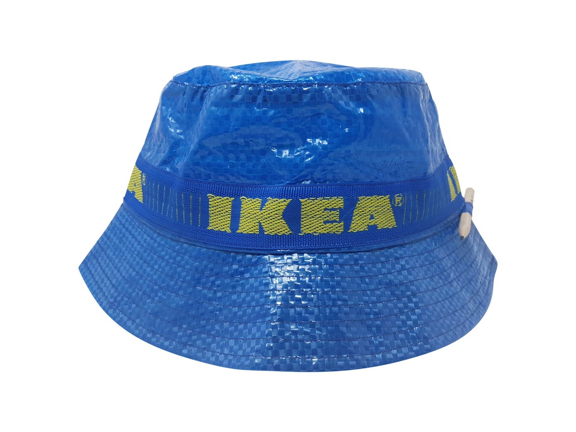 IKEA Bucket Hat with Pencil Handmade Cap Fashion Street Wear Etsy