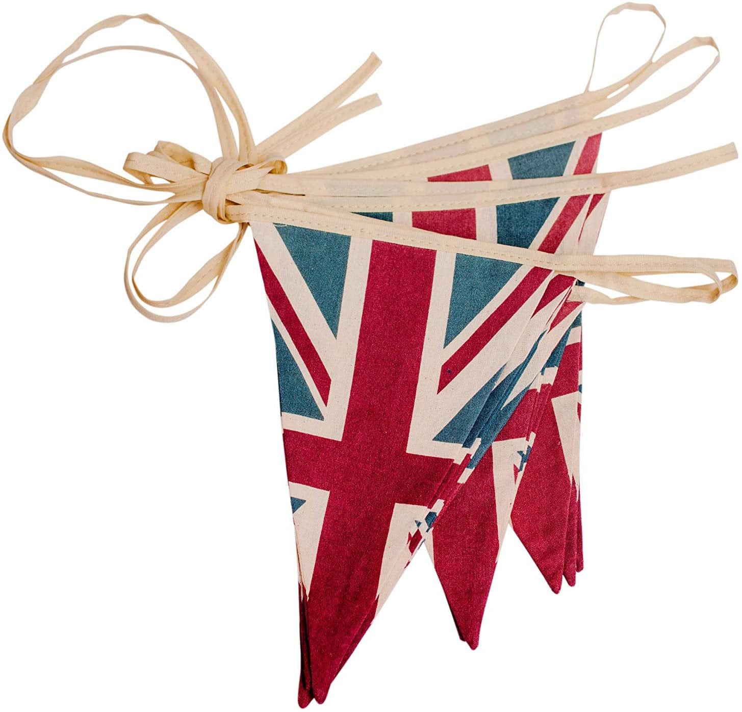 Vintage British Union Jack Textile Flag Cloth Fabric Bunting Etsy