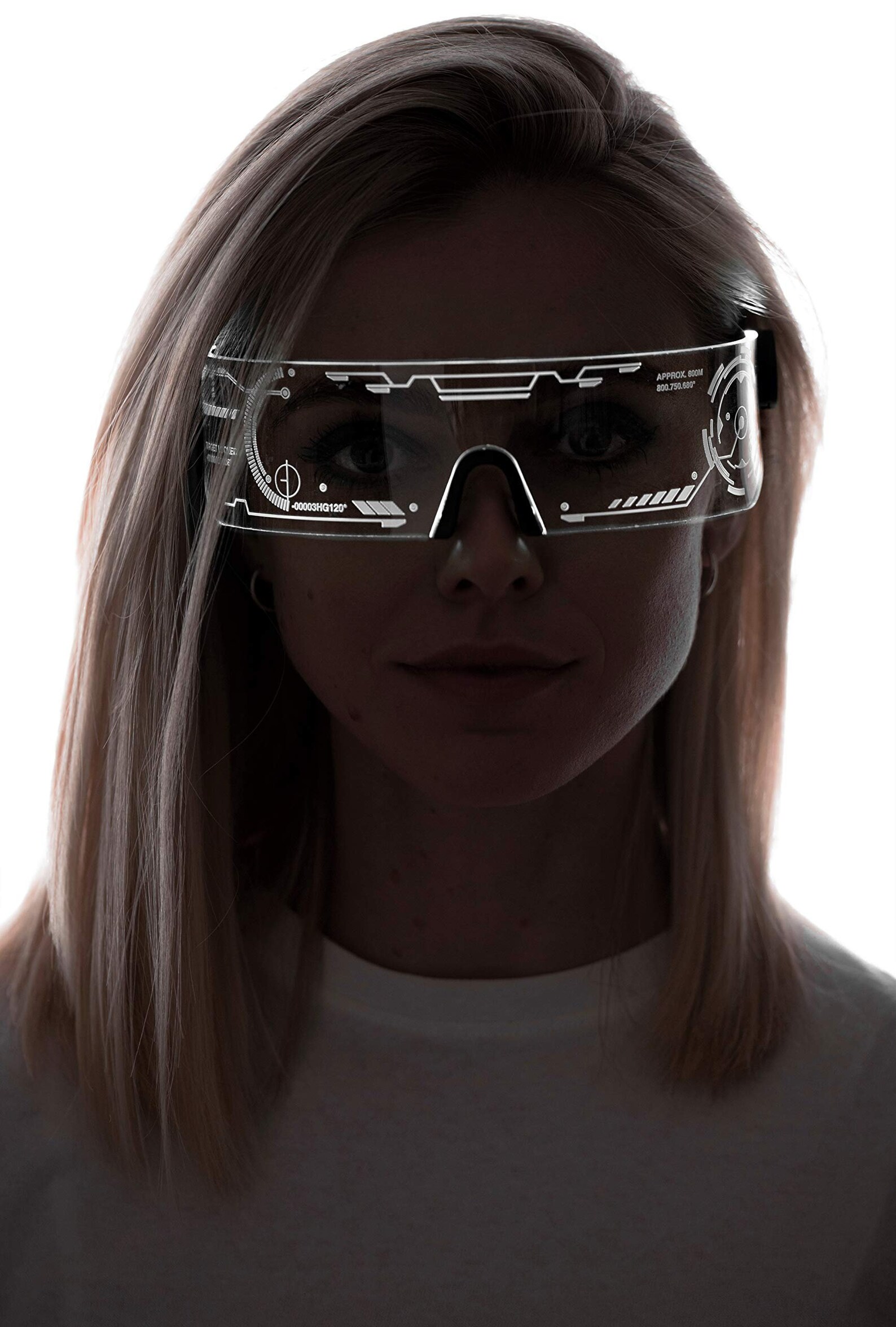 Cyberpunk LED Visor Glasses Perfect for Cosplay and Etsy
