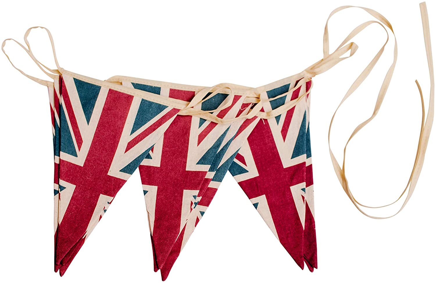 Vintage British Union Jack Textile Flag Cloth Fabric Bunting Etsy