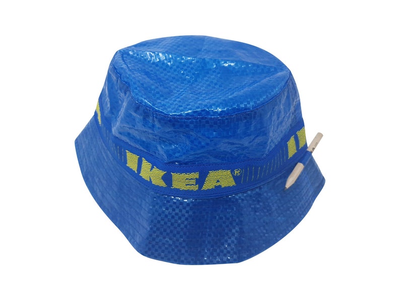 IKEA Bucket Hat with Pencil Handmade Cap Fashion Street Wear Etsy