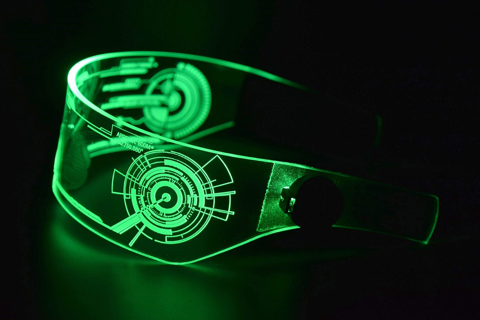 Cyberpunk LED Visor Glasses Perfect For Cosplay and Etsy