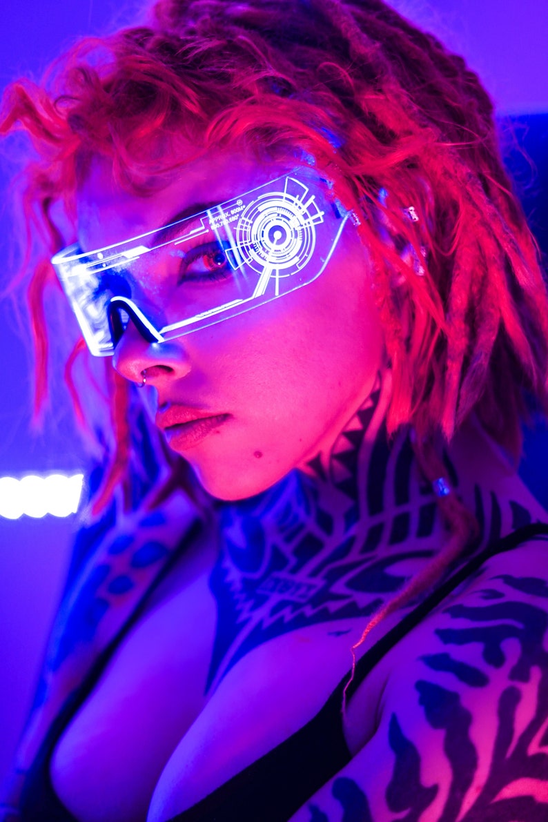 Cyberpunk style очки фото 38