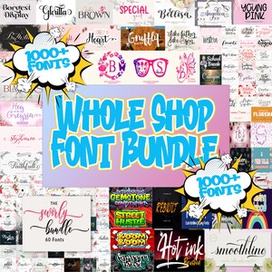 Meer dan 1000 lettertypen handgeschreven handgeschreven - lettertypebundel, Cricut-lettertypen, lettertypen opnieuw maken, Canva-lettertypen, brandinglettertype, handgeschreven lettertypen