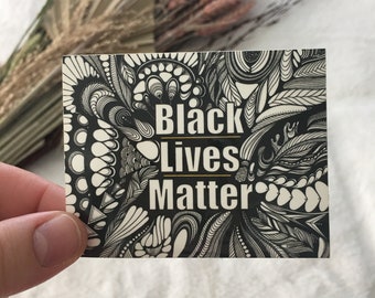 Black Lives Matter Sticker, #BLM, Resist Sticker, Black Power Sticker, Resistance, BLM Sticker, #BlackLivesMatter, The Movement, Black Life