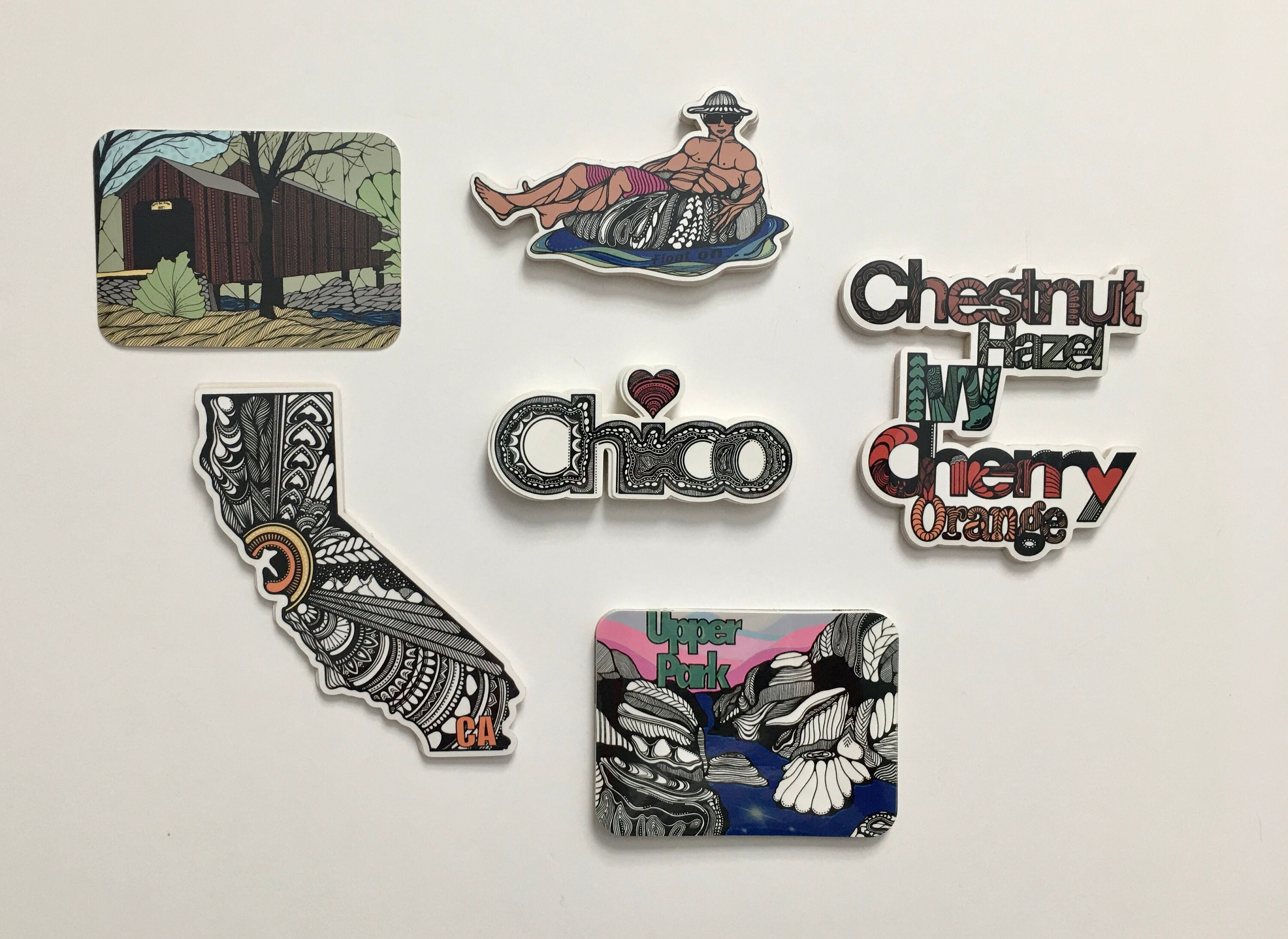 Chico California Sticker | Weatherproof Vinyl Decal | Illustrated CSU ...