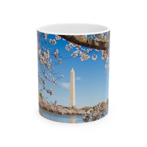 DC Cherry Blossoms Ceramic Mug, 11oz