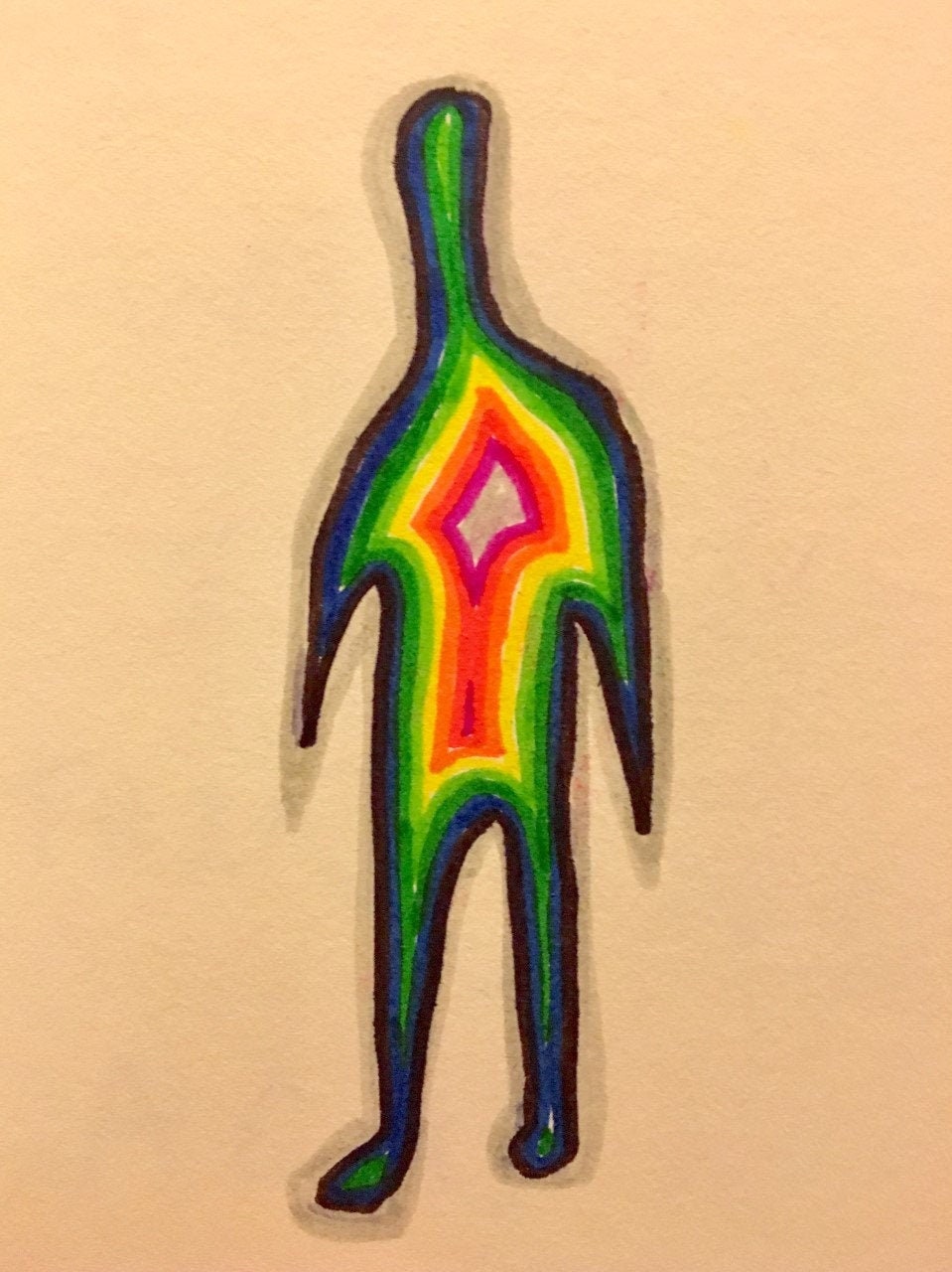 Original Pen Artwork Thermography