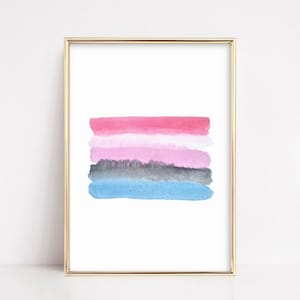 Genderfluid pride flag | Nonbinary art | pride flag poster