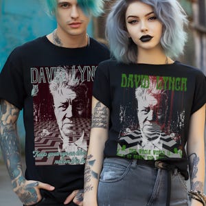 David Lynch Art TShirt, Fire Walk With Me Shirt, Twin Peaks Movie Shirt, Vintage Horror Shirt, Halloween Spooky Tee, Cult Horror Movie Shirt