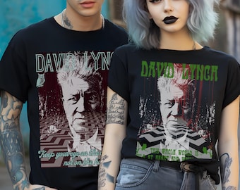 David Lynch Art TShirt, Fire Walk With Me Shirt, Twin Peaks Movie Shirt, Vintage Horror Shirt, Halloween Spooky Tee, Cult Horror Movie Shirt