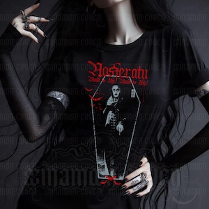 Nosferatu Shirt Vintage Halloween Horror Movie Tshirt Nosferatu Count Orlock T-Shirt Classic Horror Retro Vampire Gothic Style Silent Film