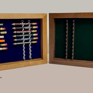 Walnut Golf Pencil Display WWPG Golf Gift Golf Decor Golfer Gift Souvenir Display Golf Collectibles Gift for Him Man Cave image 4