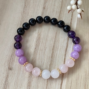 Empath Protection Healing beaded Bracelet. Energy Protection Bracelet, Healing Bracelet. Mala Bracelet