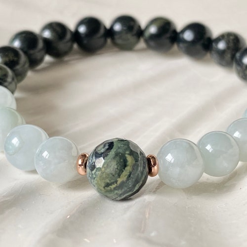 Money Wealth Luck Bracelet Abundance Real Crystal Stone Gemstone Bangle Cuff | UK