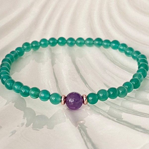 Green Onyx Bracelet Etsy