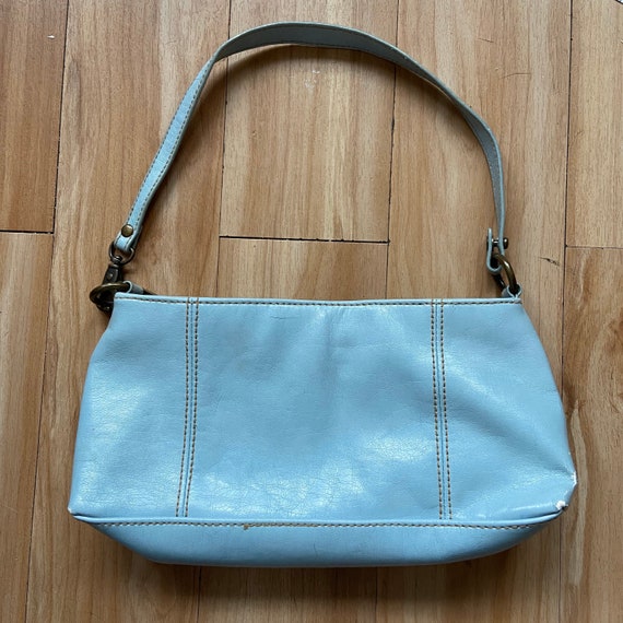 steve madden light blue purse