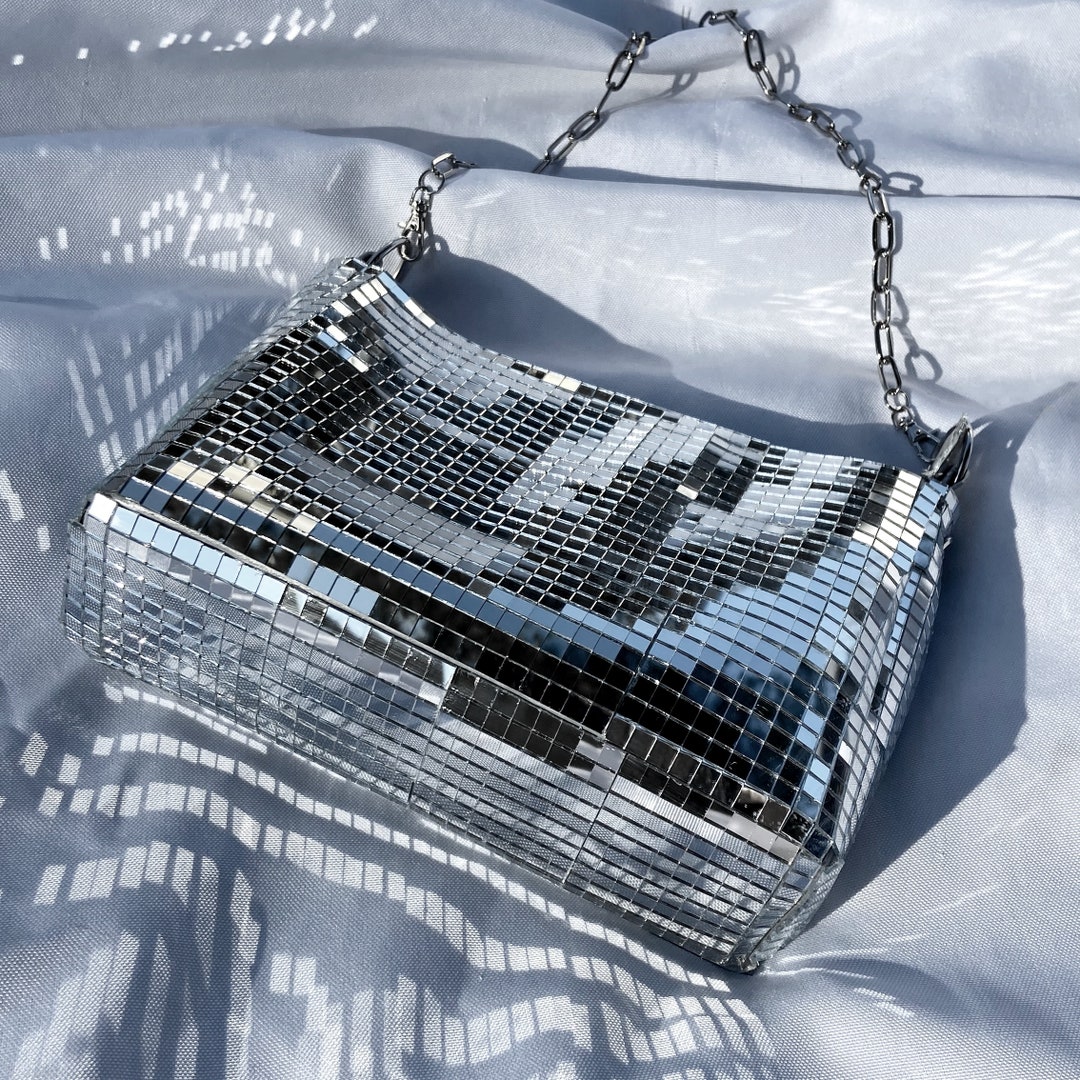 Donna Purse Disco Bag Disco Ball Purse Disco Tiles Etsy