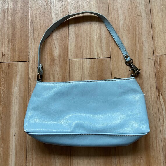 steve madden light blue purse