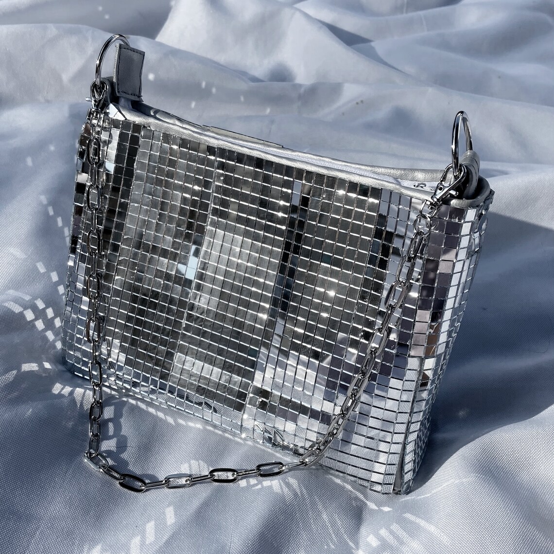Donna Purse Disco Bag Disco Ball Purse Disco Tiles Etsy