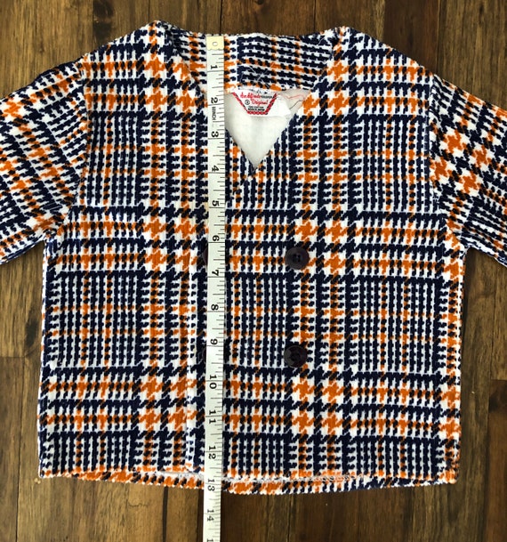 Fantastic 1970s Alfredo Original Kids Plaid Blaze… - image 8