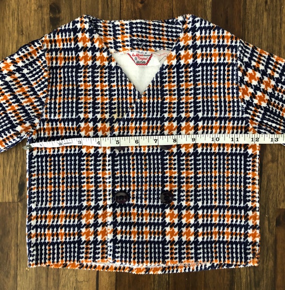 Fantastic 1970s Alfredo Original Kids Plaid Blaze… - image 7