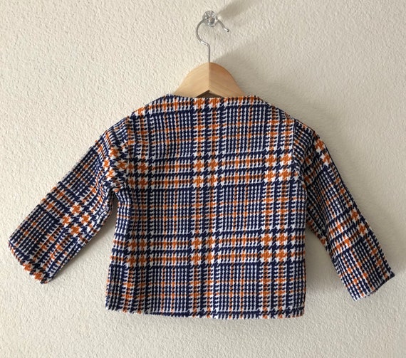 Fantastic 1970s Alfredo Original Kids Plaid Blaze… - image 3