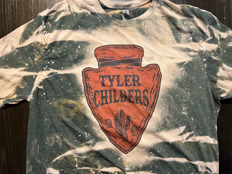 Tyler Childers shirt- Tyler Childers bleached t-shirt - bleached Tyler Childers shirt- Tyler Childers tee 