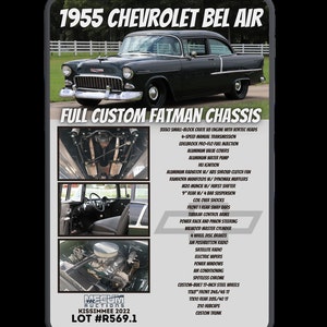 Custom Digital Car Show Board – Printable Vehicle Display Sign for Classic, Sports, Exotic Cars, Trucks & Motorcycles – Specs Poster