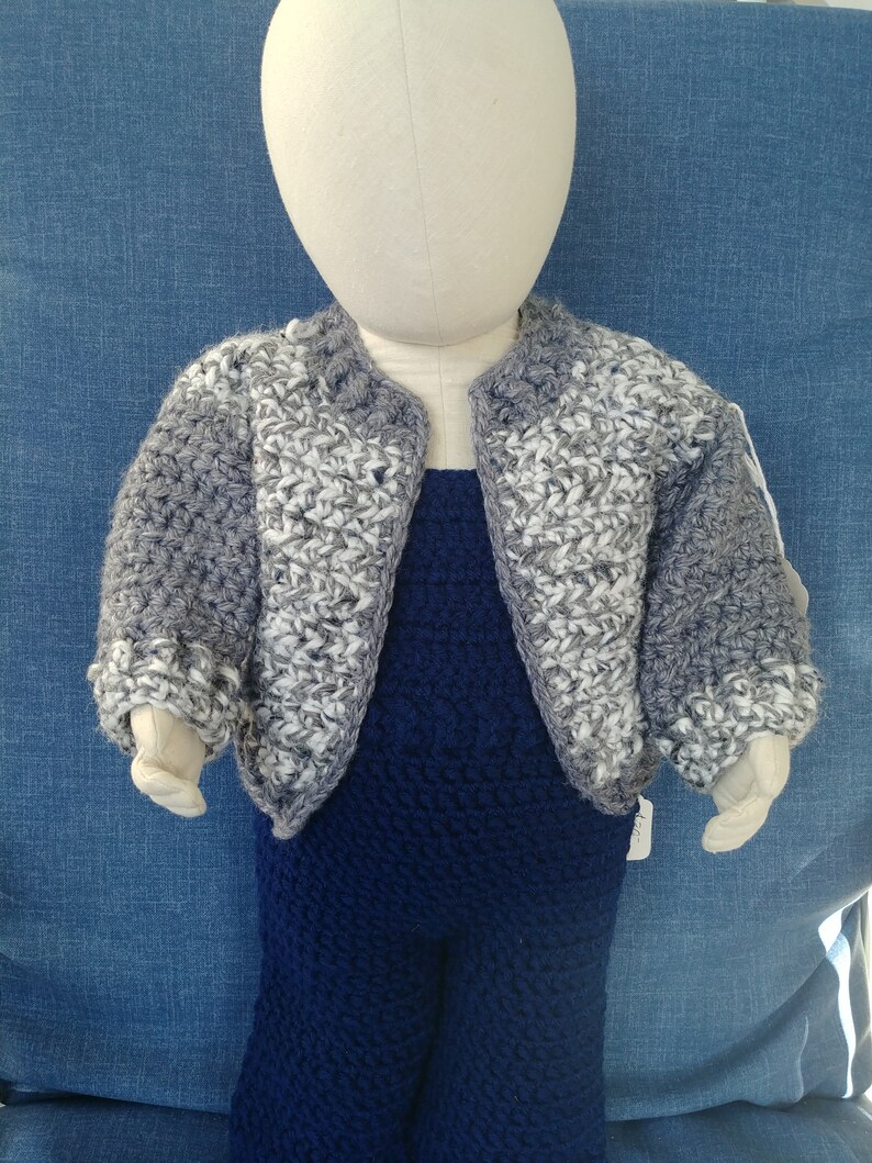 Gray gender neutral sweater